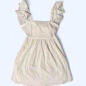 Francesca’s White ruffle dress